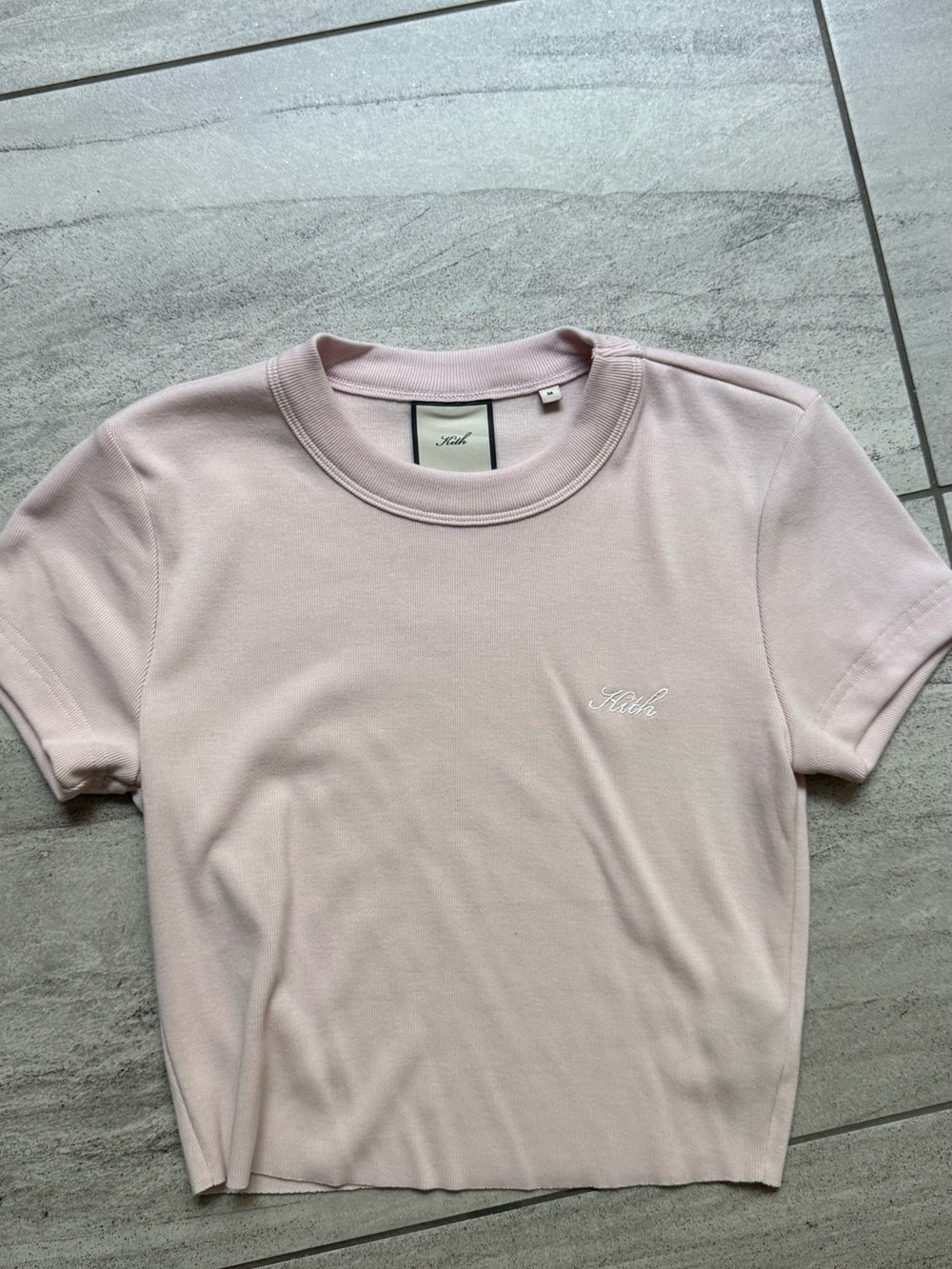 Kith Women’s Pink Short-Sleeve Crewneck Tee